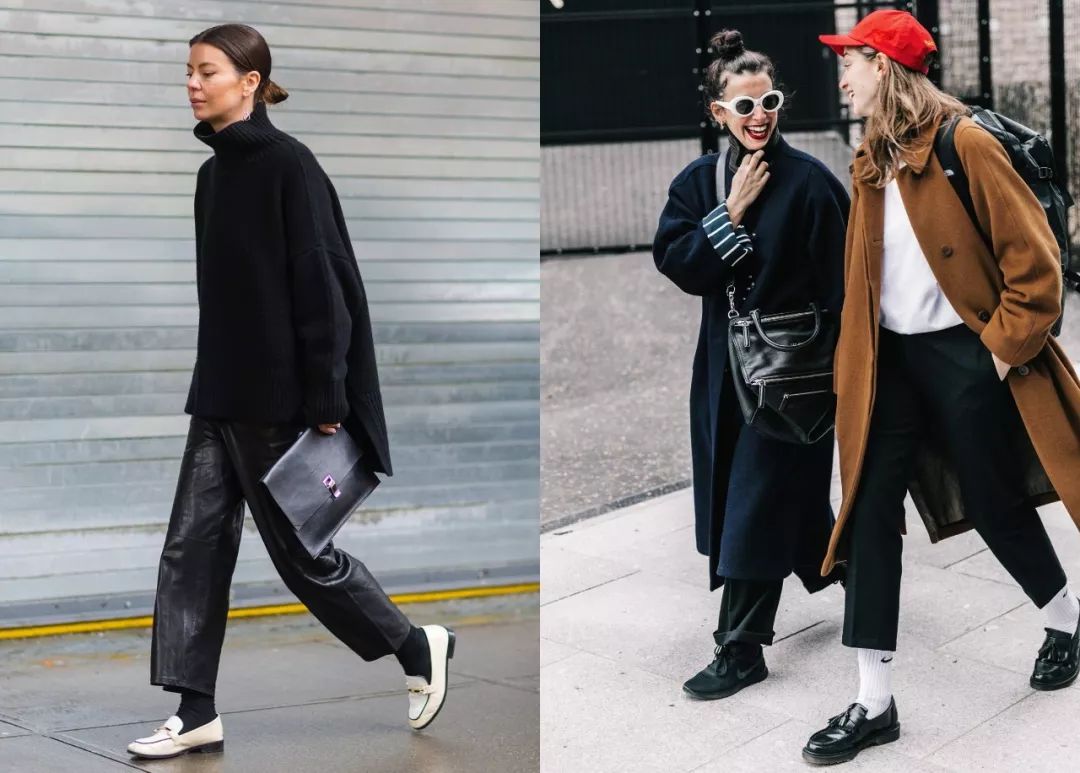 别再露脚踝了，又冷又out！今年流行露袜子，零难度时髦保暖绝招