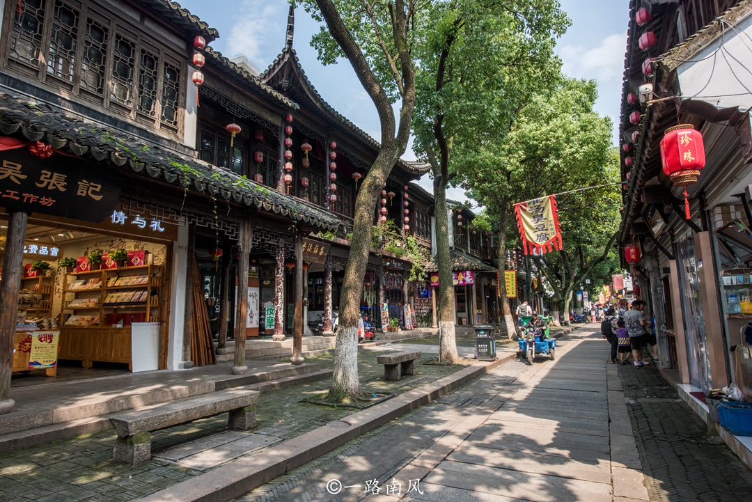 苏州乾隆下江南的地方,木渎古镇乾隆六下江南之地