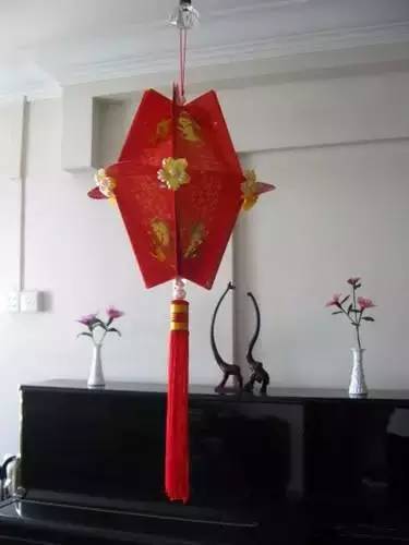 国庆节幼儿园手工灯笼制作教程,幼儿园带福字的灯笼手工制作大全