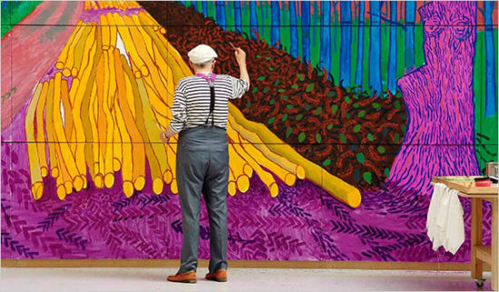 英国同性恋艺术大师DavidHockney作品欣赏