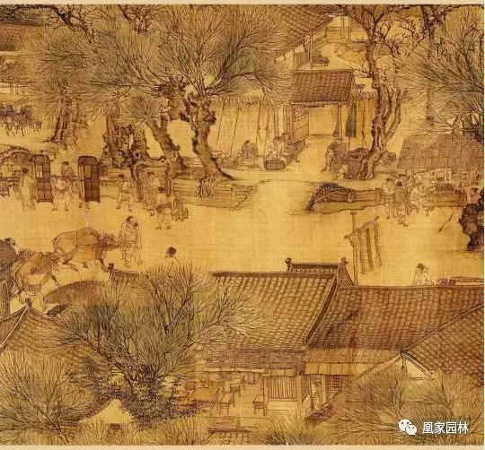 凰家园林,中国风庭院别墅绘画