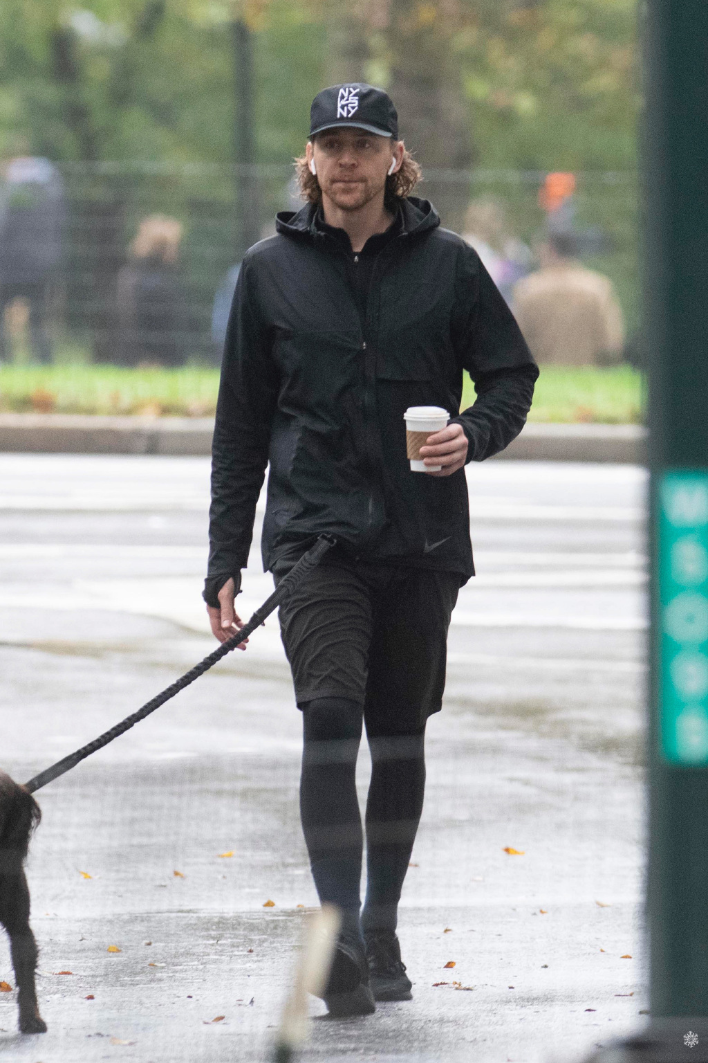 洛基出门遛狗,年轻洛基见到老年洛基