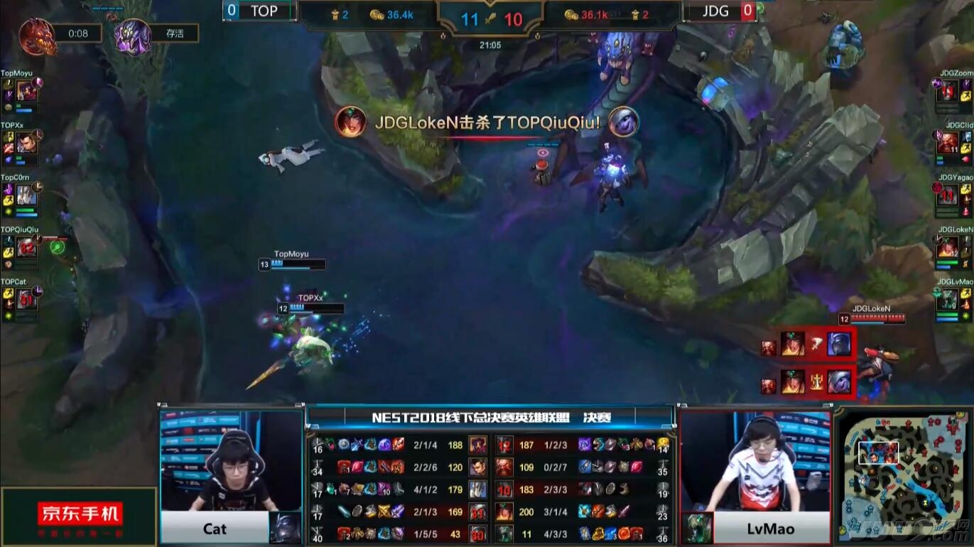 NEST2018英雄联盟新皇登基：JDG收获首冠！