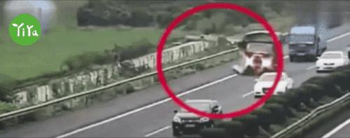 当心掉物,注意路上捡东西的危险