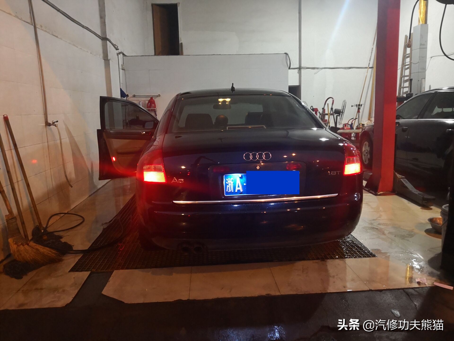 奥迪a6老款升级新款全过程,面目全非的23w公里的奥迪a6