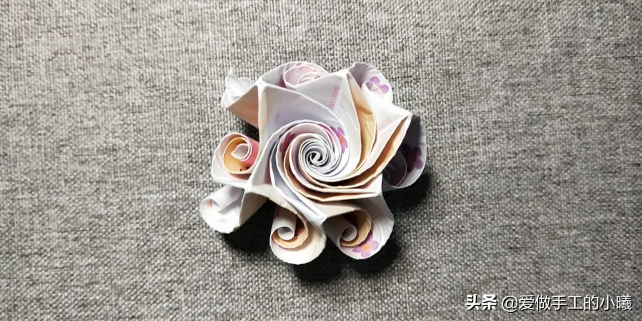 立体花的折纸步骤图解,立体的花的折纸教程