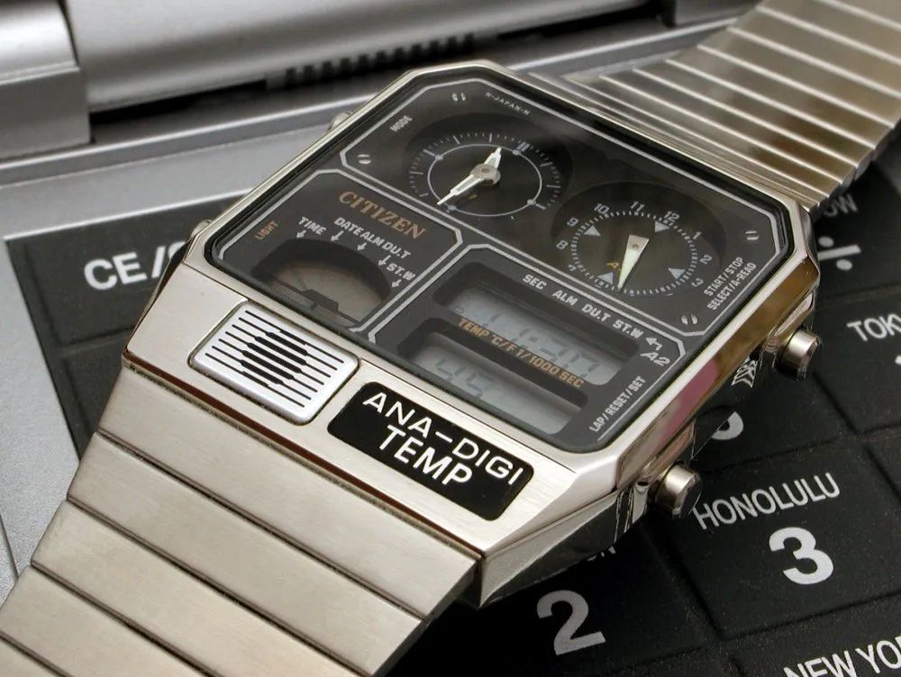 西铁城Ana-DigiTemp:怪异与奇妙的结合体