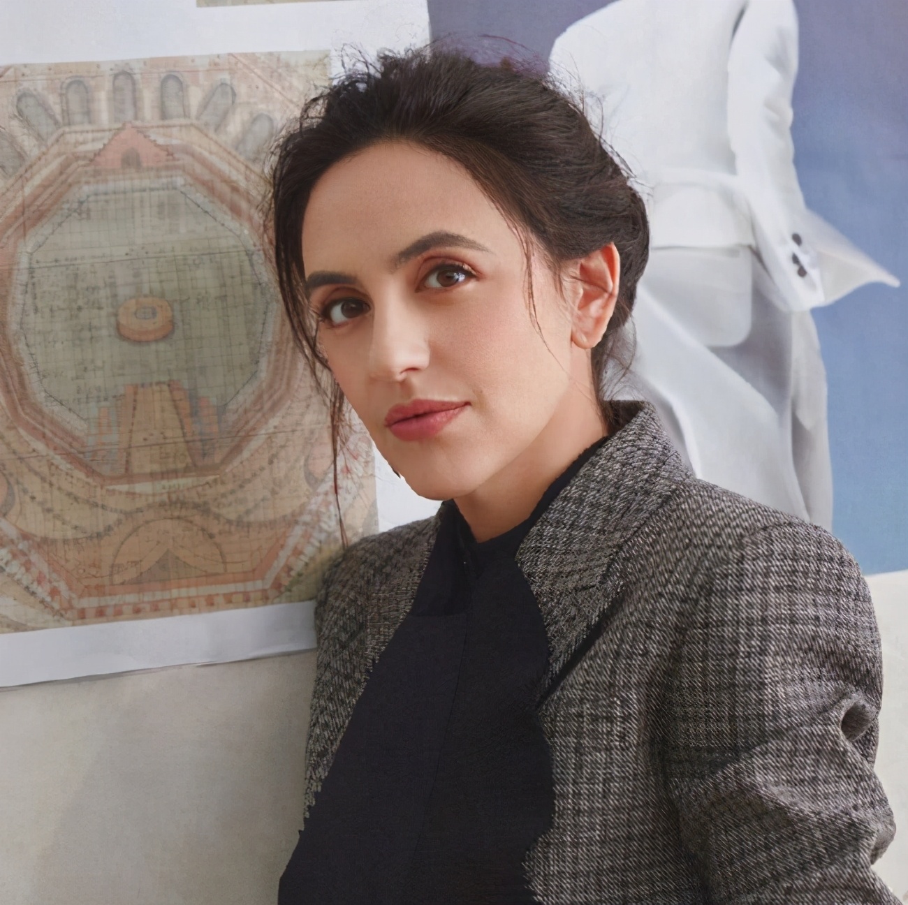 刘烨混血儿女变化大，儿子帅气女儿腼腆，法国妻子傲娇美丽似贵族