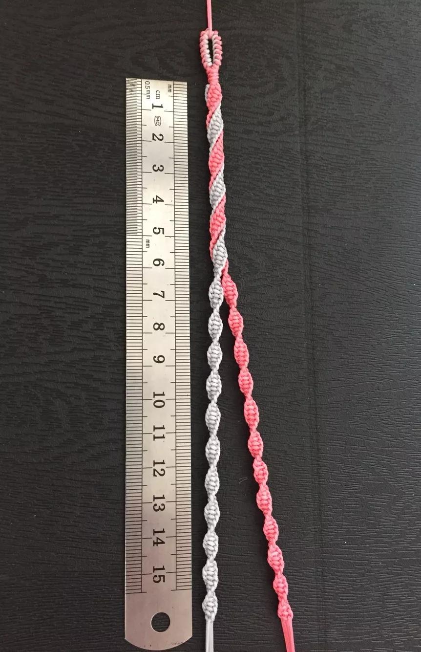 又简单又好看的彩绳手链,简单又好看又好编的手链