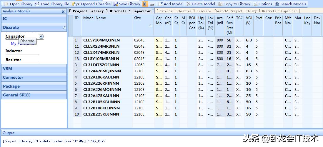 SigrityOptimizePI_电容库编辑方法！