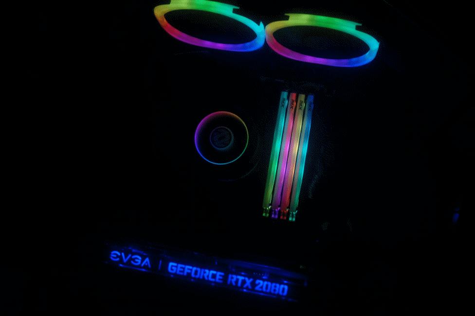 科技以灯为本，3600X+B450+BMR-24水冷+大水牛铁血战士机箱装机秀