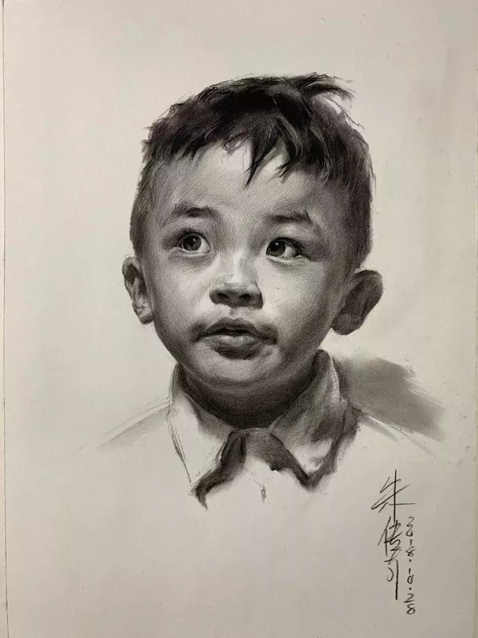 央美状元朱传奇素描,央美朱传奇