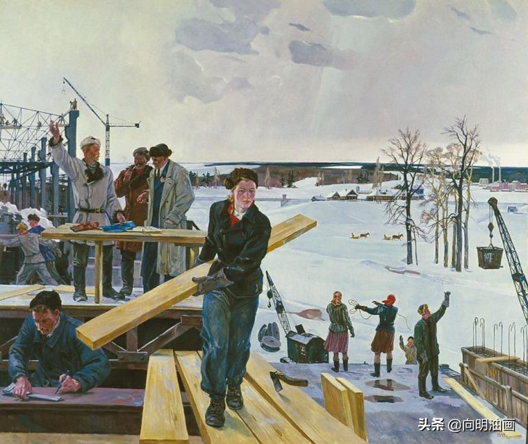 苏联人民艺术家,苏联画家亚历山大杰伊涅卡