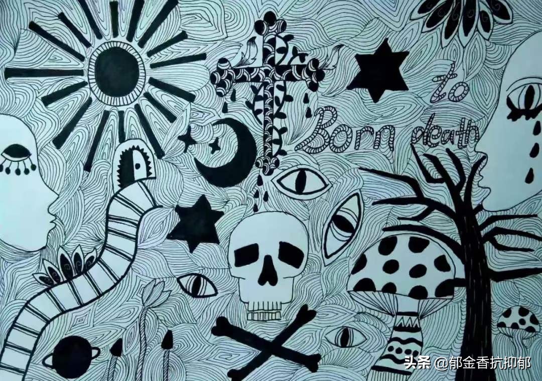 艺术世界里徘徊的抑郁女孩：被误解伤害欺凌之后，用画笔治愈自己