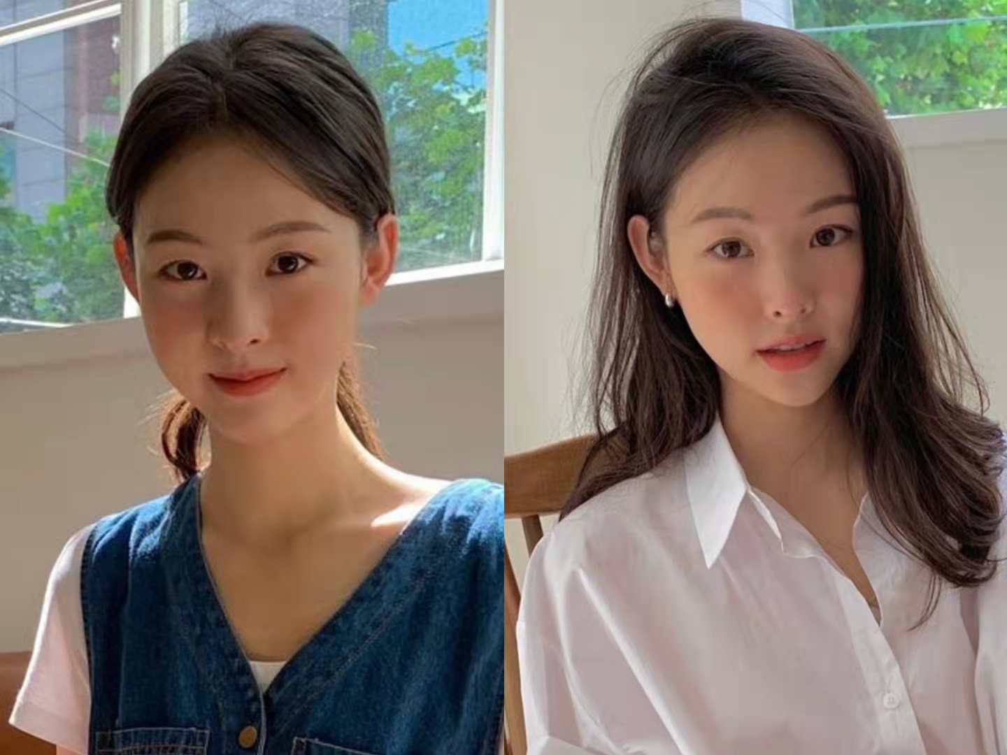 你适合直发还是卷发关键看这几点,扎头发发际线后移披头发不好看