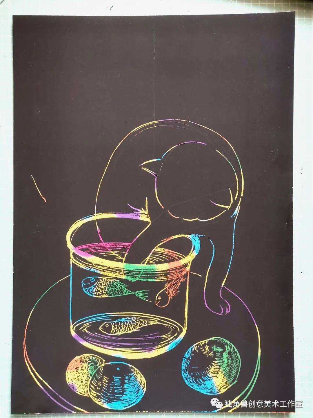 学习大师绘画|玩鱼的猫马蒂斯野兽派创始人