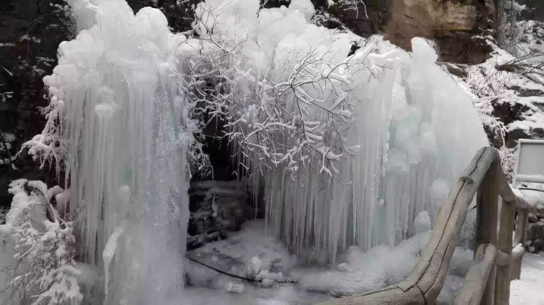 ※平山※十里清风不如你，冬季冰瀑节开幕啦