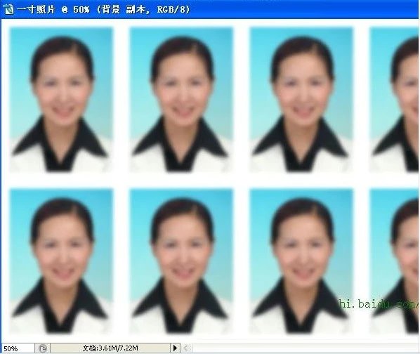 六寸相纸打印一寸照片怎样排版,六寸相纸排版二寸照片