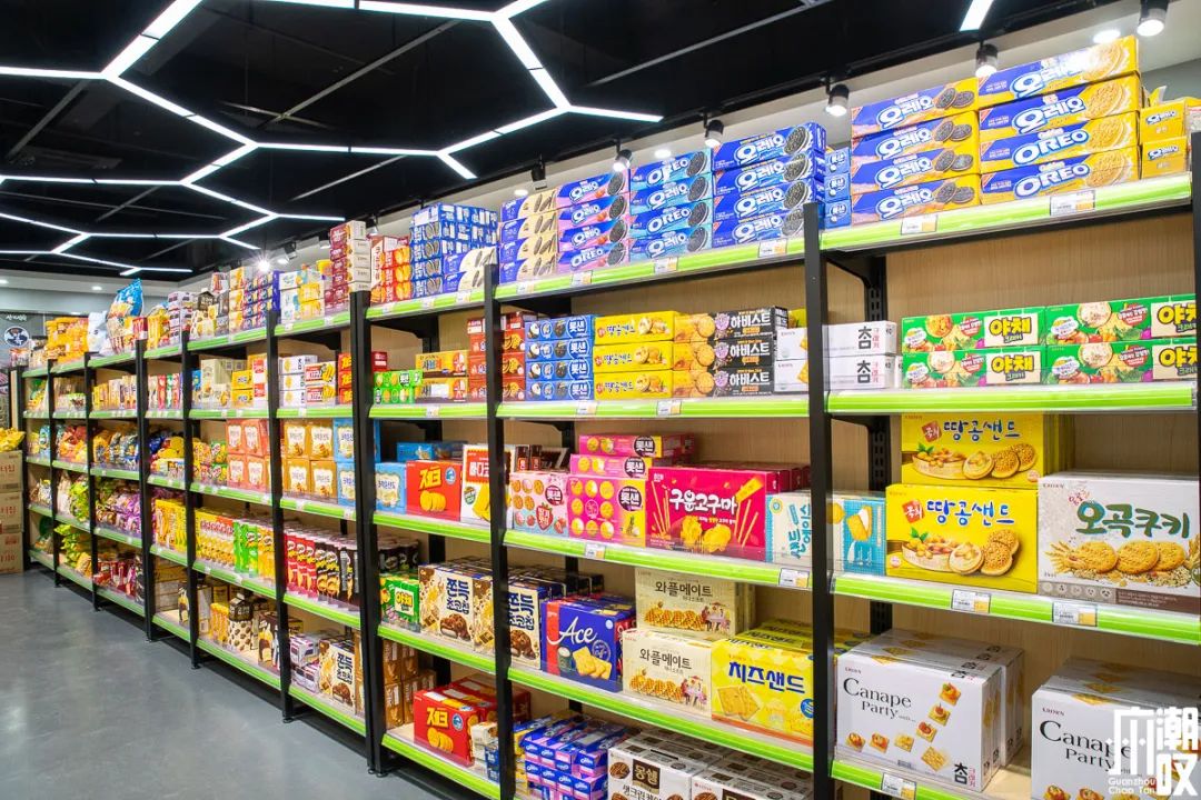 从韩国回来在超市买东西,韩国超市进口东西
