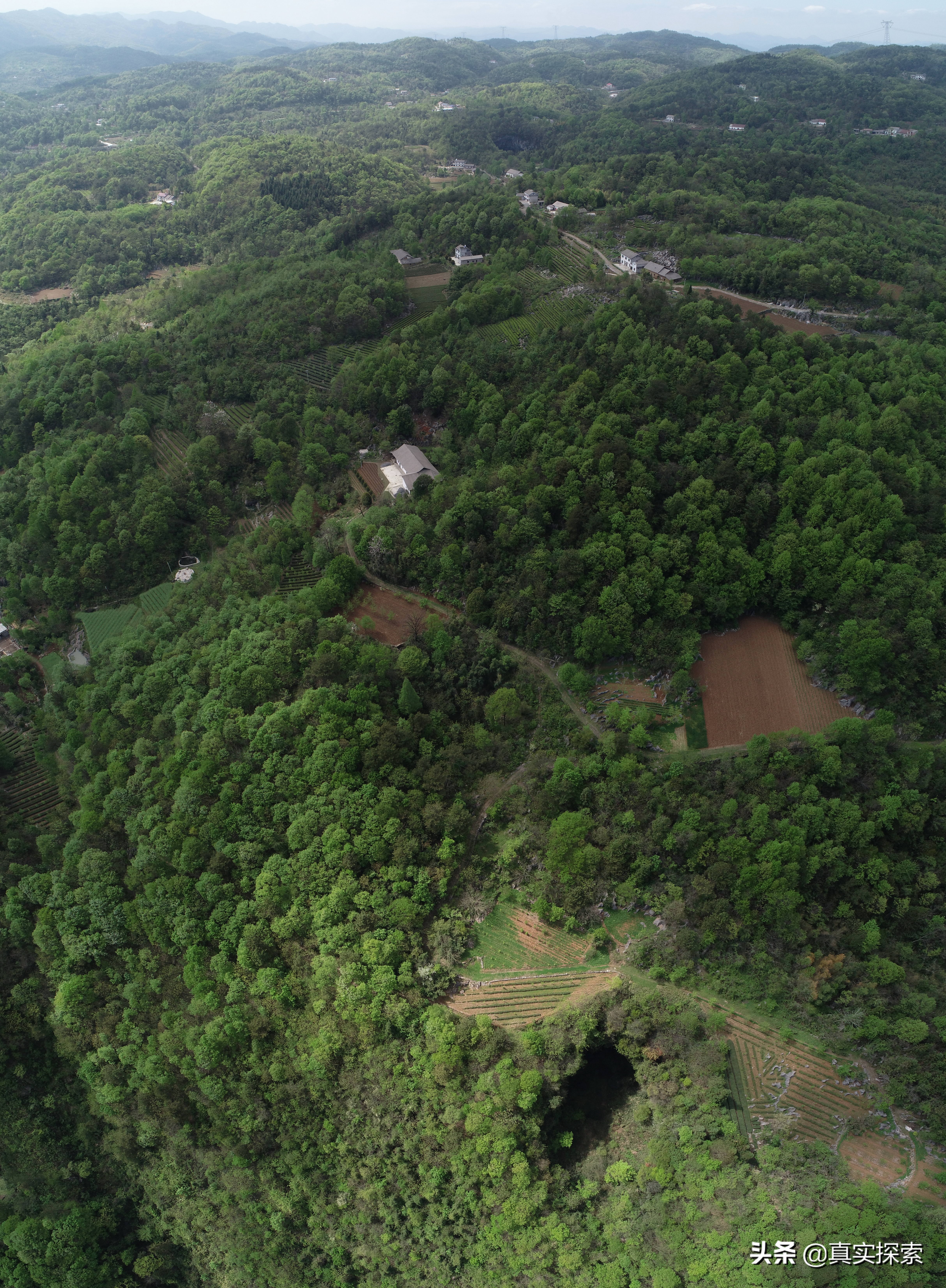 湖北天坑新发现神农架,湖北大山的神秘天坑