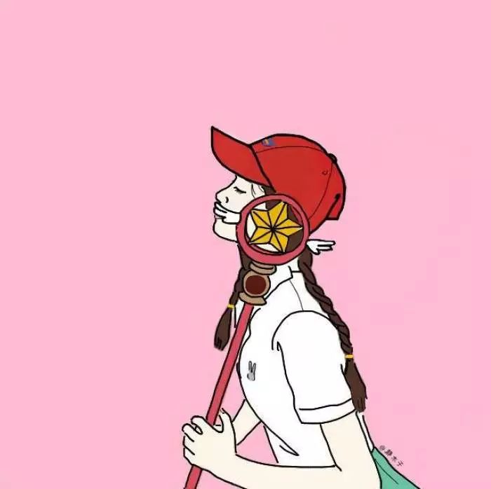 森系简约黑白手绘头像,个性原宿风手绘头像