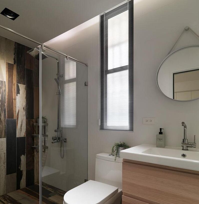 装修原木风浴室,原木风浴室风格