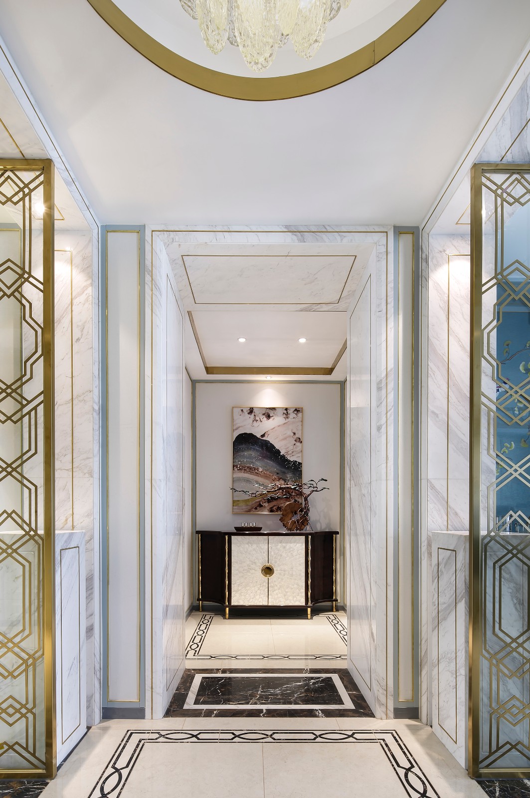 126平方轻奢设计,230平米轻奢设计图