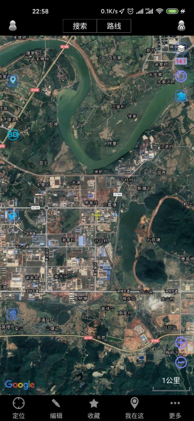 吉安市十县两区一县级市城区城建面积直观对比（同一比例尺下）