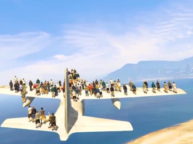 gta4物理引擎,gta飞机能弹射出舱吗