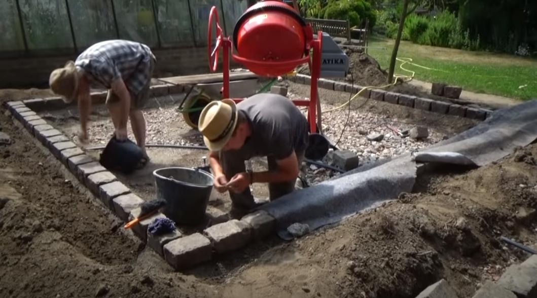 小院铺石板砖效果图大全,小院青石铺地面效果