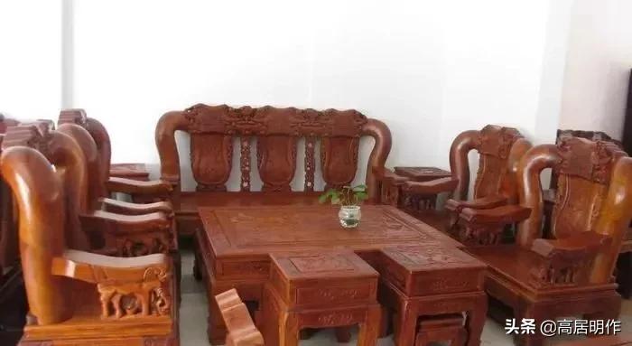 越南草花梨红木家具11件套价格,2009的越南酸枝红木家具价格