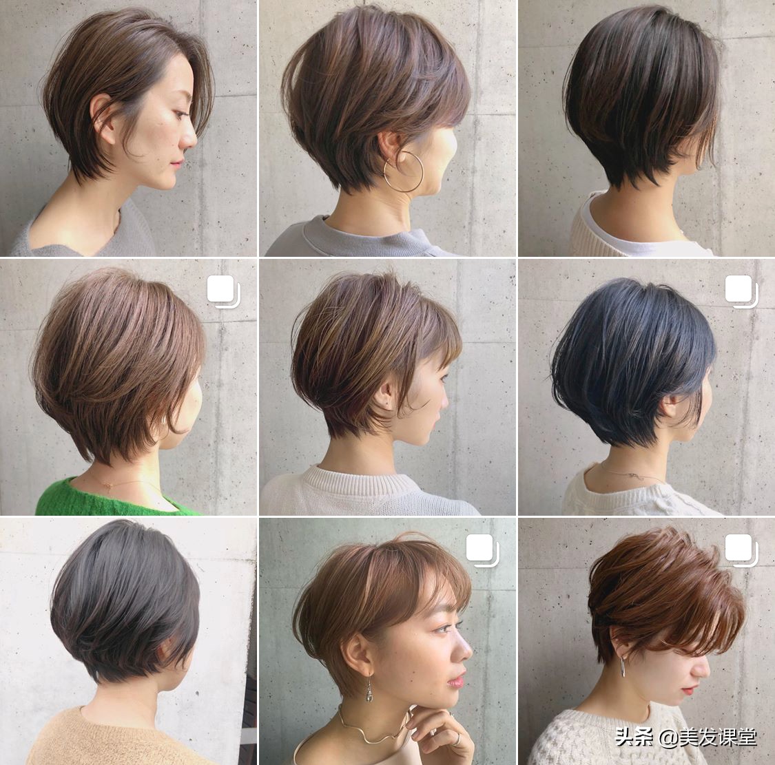 什么样的短发显脸小好看,短发头型什么样的好看