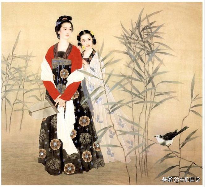 中国古典百美诗画（上）：一位佳丽一首古诗，可谓赏心悦目，收藏