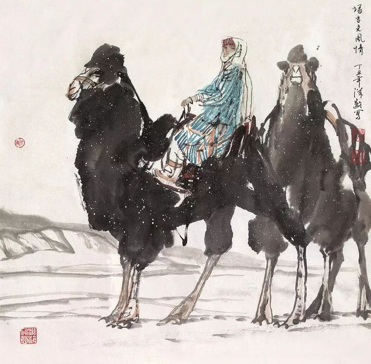 他从一个普通的美术编辑，到成就斐然的专业画家