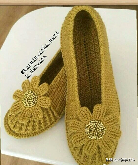 春天来了给自己添一双好鞋吧,春夏鞋子钩单鞋简单钩法