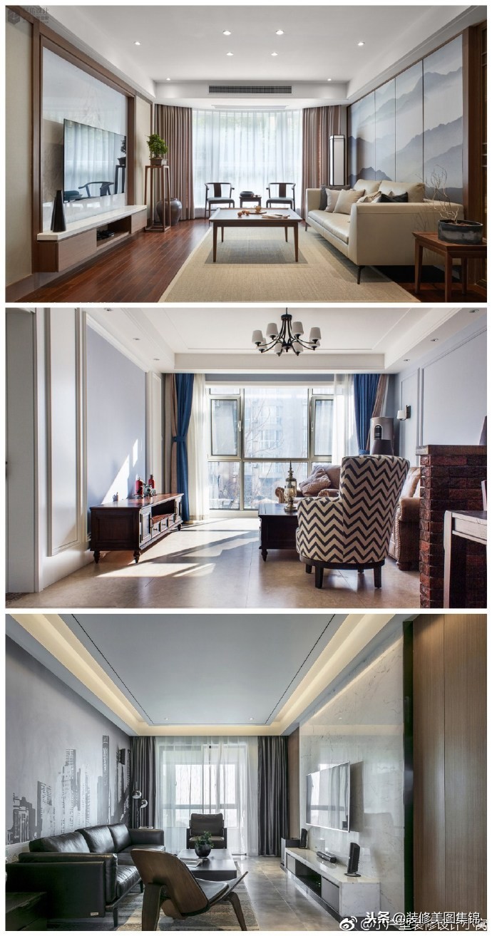 贝壳粉沙发背景墙效果图现代简约,现代简约大气装修客厅电视背景墙