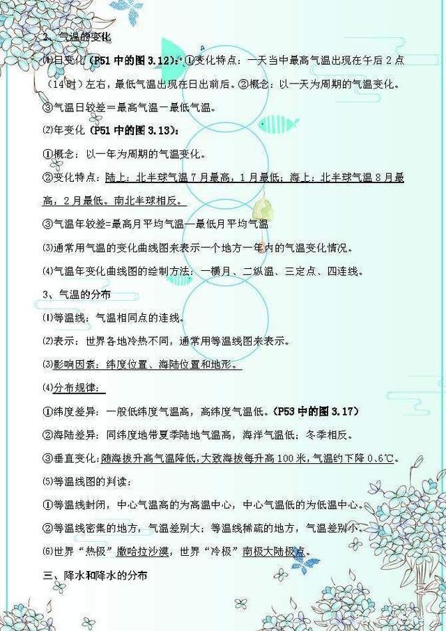 初中地理复习资料必备有图,初中地理会考复习资料书