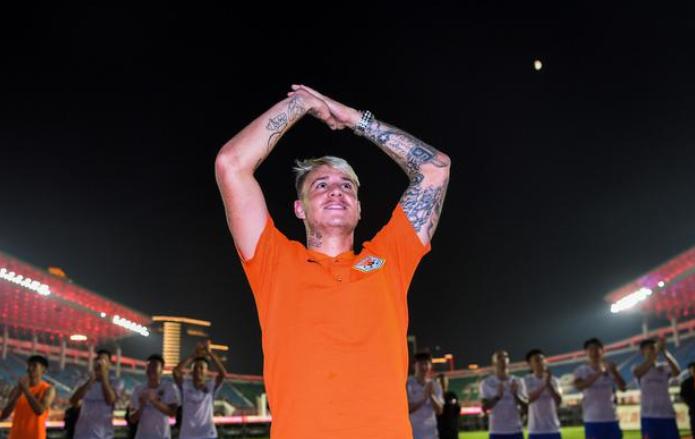 鲁能外援格德斯进球,鲁能格德斯比卡丘