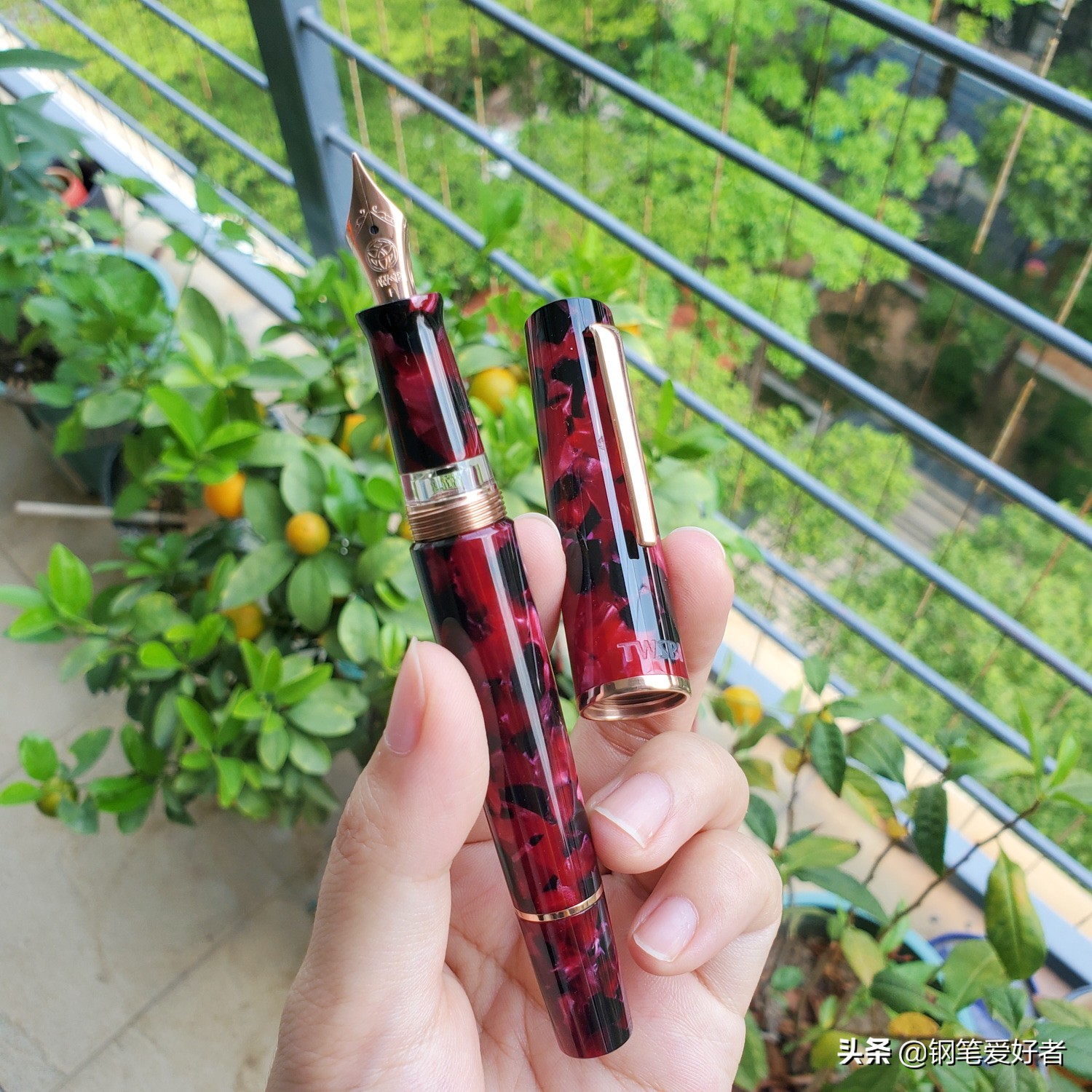 好看真的好看,三文堂钢笔580grii玫瑰金