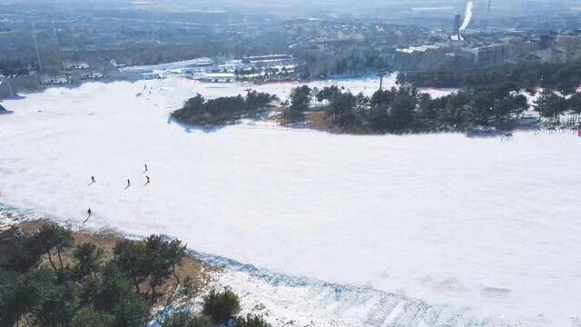 脑洞大开自制冰鞋白毛风里穷追野兔
