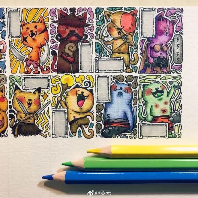 90后插画师画鬼,90后插画师山海经神兽