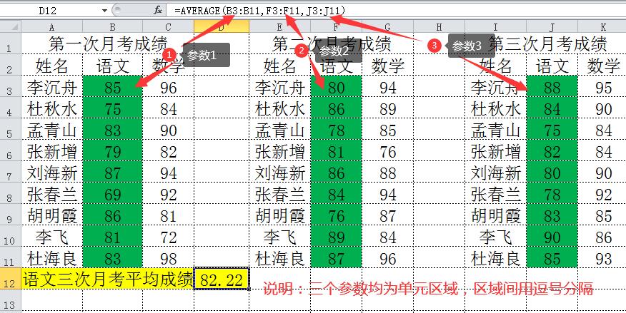 跨表averageif和averageifs的区别,averageif和averageifs的区别
