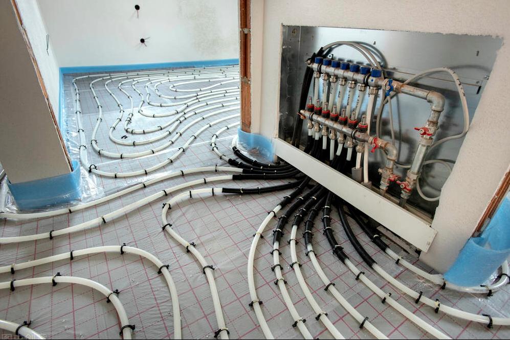 地暖回水管不热怎么放水视频,地暖供水管不热回水管热怎么回事