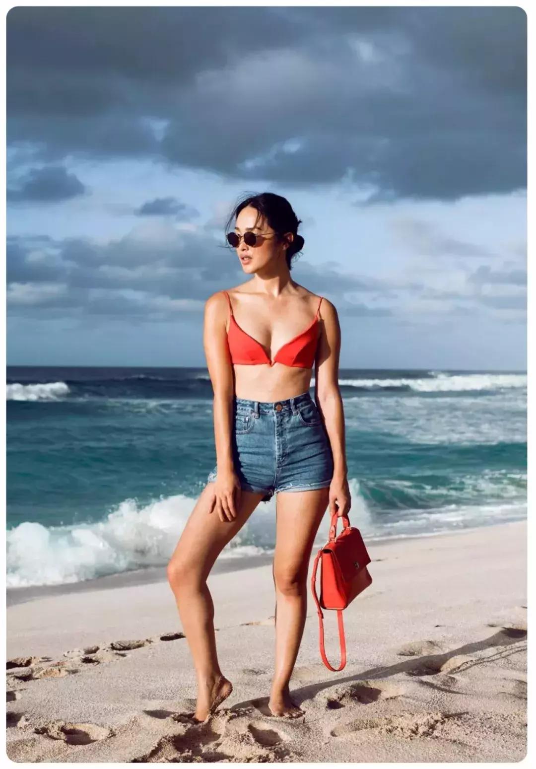 夏天穿蓝色短裤上衣穿什么好看,夏天哪几种短裤不要穿