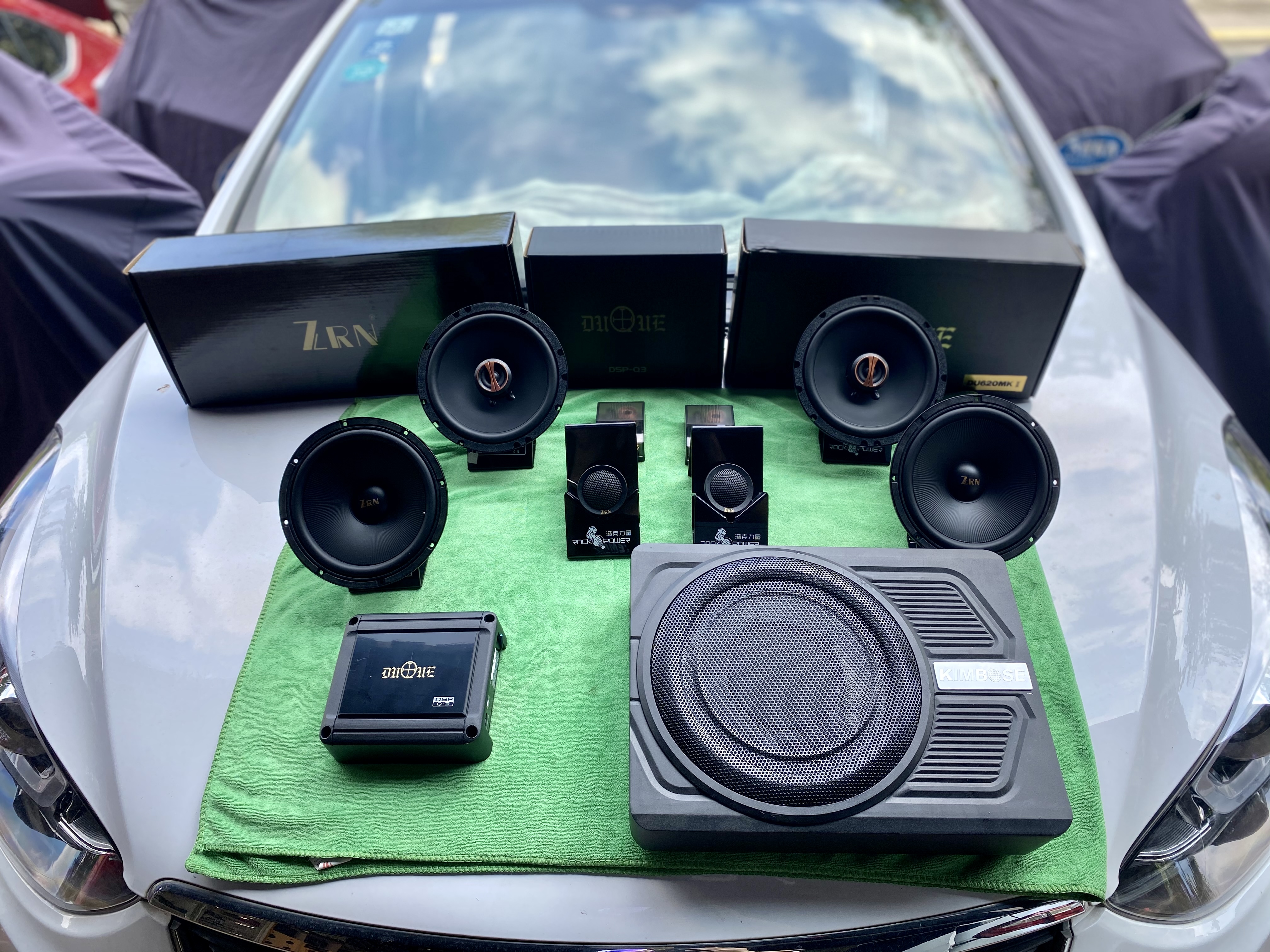 现代朗动改装音响,现代朗动音响改装dj效果