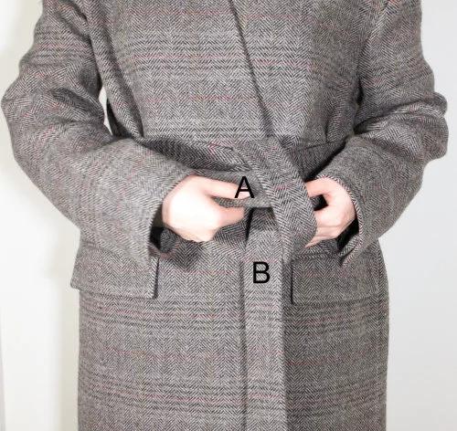 大衣腰带显瘦,大衣腰带的7种系法简单