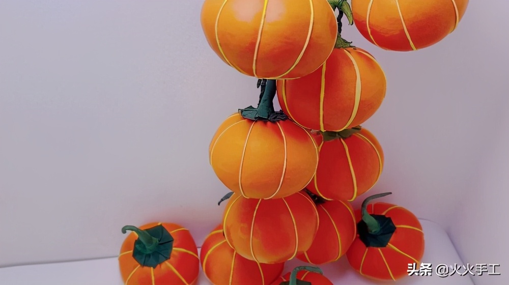 创意气球手工简单做法,长气球做南瓜造型