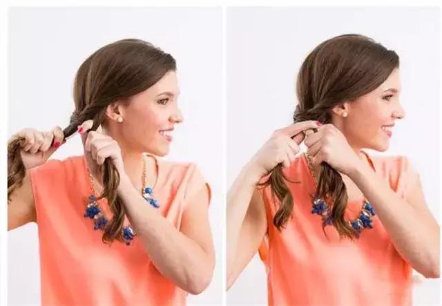 鱼骨辫向内编的编发教程,鱼骨辫的编发教程图解