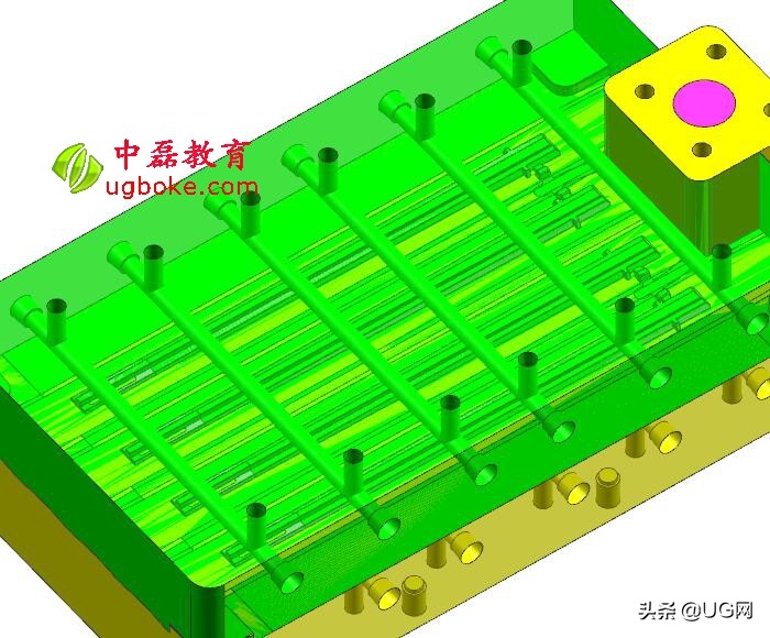 塑料圆柱模具结构,塑料薄壁模具结构