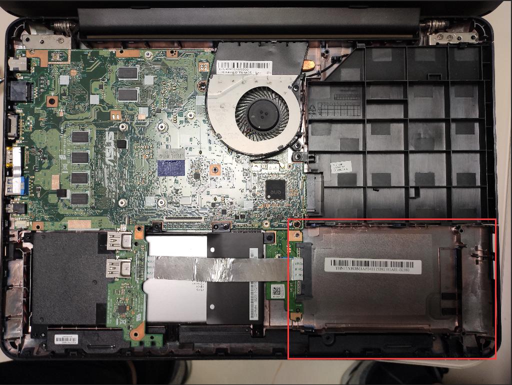 华硕笔记本电脑固态硬盘拆卸教程,华硕笔记本拆机更换键盘